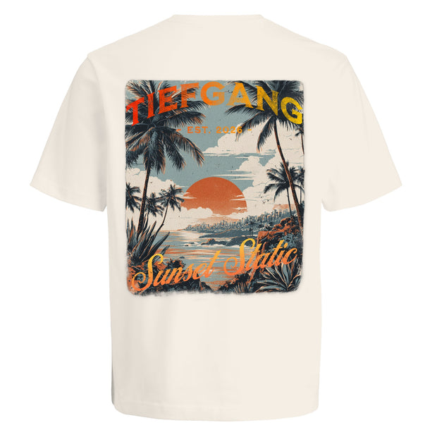 Sunset Static Oversized Tee